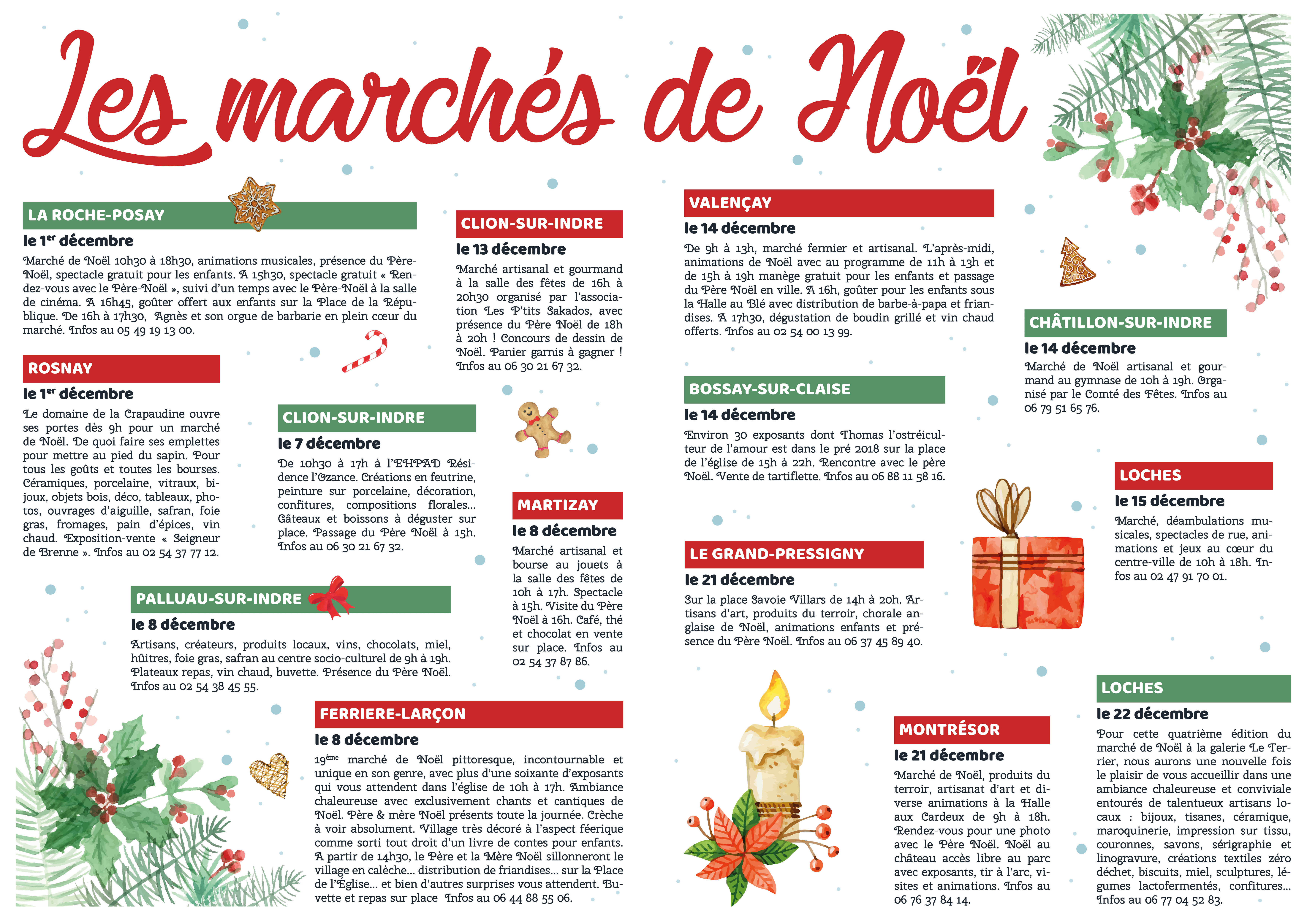 Marché de Noël autour de Châtillon-sur-Indre